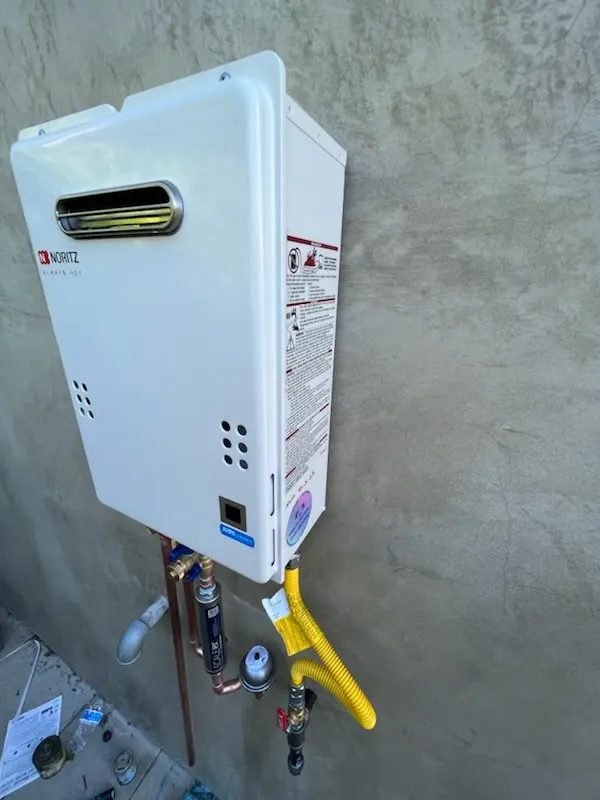 Tankless water heater installation for Canaan homes